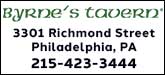 Byrne's Tavern Sponsorship Banner